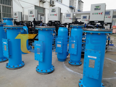 中央空調膠球清洗裝置，中央空冷凝器膠球清洗，中央空調在線膠球清洗，膠球泵，收球網，收球器,中央空調在線膠球清洗系統